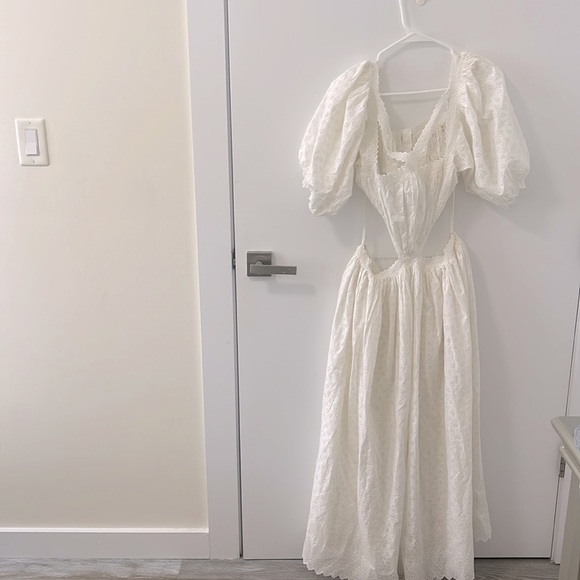 DOEN Ravenna Dress Salt 100% cotton Size XL - Picture 6 of 7